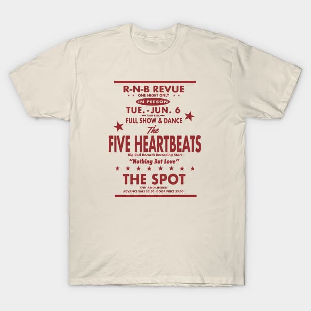 Heartbeats Revue Poster T-Shirt by PopCultureShirts